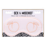 Sex & Mischief Peaches n CreaMe Blindfold - Peach Eyemask - Image 8