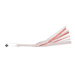 Sex & Mischief Peaches n CreaMe Stripe Flogger - Peach 80 cm Flogger Whip - Image 6