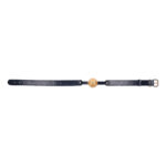 Sex & Mischief Cougar Ball Gag - Navy Blue/Gold Mouth Restraint - Image 8