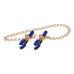 Sex & Mischief Cougar Chained Nipple Clamps - Gold Nipple Clamps with Cougar Chain - Image 6