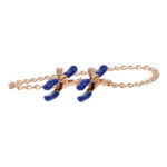 Sex & Mischief Cougar Chained Nipple Clamps - Gold Nipple Clamps with Cougar Chain - Image 7