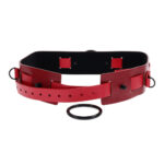 S&M Exs & Ohs Bound and Belted - Red Bondage Belt - Image 6