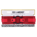 S&M Exs & Ohs Bound and Belted - Red Bondage Belt - Image 9
