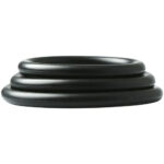 Sex & Mischief Nitrile Cock Ring 3 Pack - Black Cock Rings - Set of 3 Sizes - Image 5