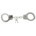 Sex & Mischief Metal Handcuffs - Metal Restraints - Image 3