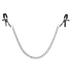 Sex & Mischief Chained Nipple Clamps - Nipple Clamps with 30 cm Chain - Image 4