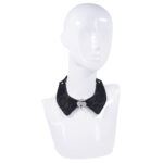 Sex & Mischief Heartbound Lace Day Collar - Black Submission Collar - Image 6