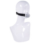 Sex & Mischief Lace Silicone Breathable Ball Gag - Black/Grey Mouth Restraint - Image 2