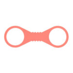 Sex & Mischief Peaches n CreaMe Large Silicone Cuffs - Peach Large Silicone Restraints - Image 8