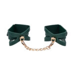 Sex & Mischief Indica Cutout Cuffs - Green/Gold Restraints - Image 3