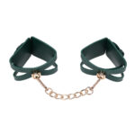 Sex & Mischief Indica Cutout Cuffs - Green/Gold Restraints - Image 4