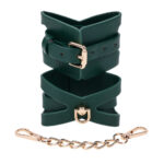 Sex & Mischief Indica Cutout Cuffs - Green/Gold Restraints - Image 6