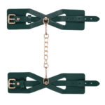 Sex & Mischief Indica Cutout Cuffs - Green/Gold Restraints - Image 8