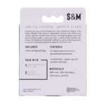 Sex & Mischief Indica Crystal Nipple Clips - Gold Nipple Clips with Emerald Gems - Image 9