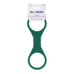 Sex & Mischief Indica Large Silicone Cuffs - Green Large Restraints