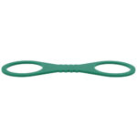 Sex & Mischief Indica Large Silicone Cuffs - Green Large Restraints - Image 5