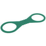 Sex & Mischief Indica Large Silicone Cuffs - Green Large Restraints - Image 6