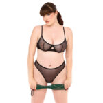 Sex & Mischief Indica Chain Impressions Paddle - Green/Gold Spanking Paddle - Image 2