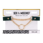Sex & Mischief Indica Day Collar - Green/Gold Collar - Image 8