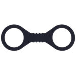 Sex & Mischief Shadow Small Silicone Cuffs - Black Small Restraints - Image 4