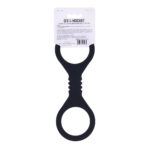 Sex & Mischief Shadow Small Silicone Cuffs - Black Small Restraints - Image 9