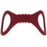 Sex & Mischief Enchanted Small Silicone Cuffs - Burgundy Small Restraints - Image 8