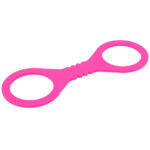 Sex & Mischief Small Hot Pink Silicone Cuffs - Hot Pink Small Restraints - Image 6