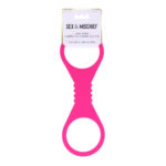 Sex & Mischief Large Hot Pink Silicone Cuffs - Hot Pink Large Restraints