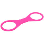 Sex & Mischief Large Hot Pink Silicone Cuffs - Hot Pink Large Restraints - Image 5