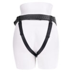 SPORTSHEETS Aurora High Waisted Strap On - Black Adjustable Strap-On Harness (No Probe Included) - Image 6
