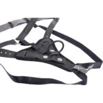 SPORTSHEETS Aurora High Waisted Strap On - Black Adjustable Strap-On Harness (No Probe Included) - Image 8