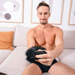 SPORTSHEETS Spiked Sensory Mitt - Black Furry Mitt with Spikes - Image 5