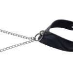 SPORTSHEETS Velvet Noir Collar & Removable Clamps - Black Neck & Nipple Restraints - Image 7