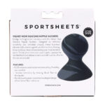 SPORTSHEETS Velvet Noir Silicone Nipple Suckers - Black/Grey Nipple Suckers - Set of 2 - Image 7