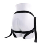 SPORTSHEETS Velvet Noir Strap On - Black Adjustable Strap-On Harness (No Probe Included) - Image 6