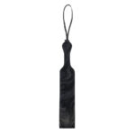SPORTSHEETS Velvet Noir Loop Paddle - Black 42 cm Paddle - Image 2
