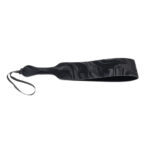 SPORTSHEETS Velvet Noir Loop Paddle - Black 42 cm Paddle - Image 4