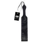 SPORTSHEETS Velvet Noir Loop Paddle - Black 42 cm Paddle - Image 9