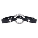 EDGE Interchangeable Ring Gag - Black Mouth Gag Restraint with 2 Interchangeable Pieces - Image 6