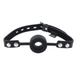 EDGE Silicone Ring Gag - Black Mouth Restraint - Image 3
