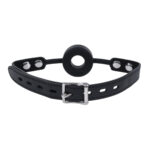 EDGE Silicone Ring Gag - Black Mouth Restraint - Image 5