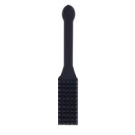 EDGE Spiked Silicone Paddle - Black Spanking Paddle with Insertable Handle - Image 2