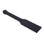 EDGE Spiked Silicone Paddle - Black Spanking Paddle with Insertable Handle - Image 8