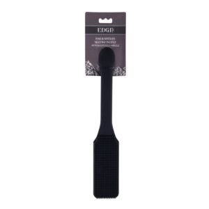 EDGE Pins & Needles Silicone Paddle - Black Spanking Paddle with Insertable Handle