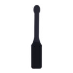 EDGE Pins & Needles Silicone Paddle - Black Spanking Paddle with Insertable Handle - Image 2