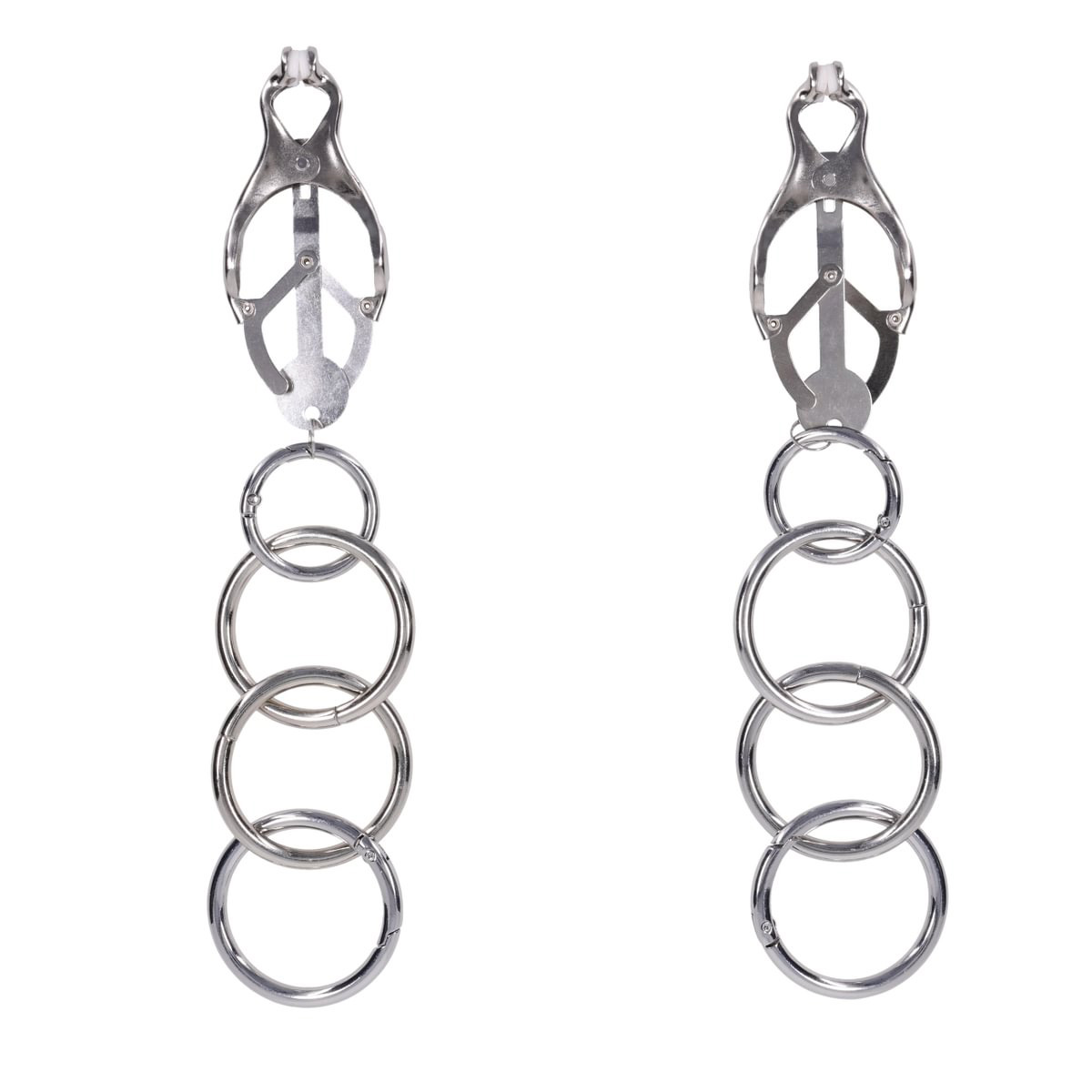 EDGE Tuggable Clover Clamps - Metal Nipple Restraints - Image 2