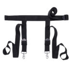 EDGE Adjustable Door Restraints - Black Restraints (Cuffs not included) - Image 8