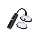Size Up Rechargeable Power Plumper Pussy Pump - Clear USB Rechargeable Vagina Pump with Interchangeable Chambers - Image 3