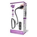 Size Up Vibrating Pussy Pump - Clear Vibrating Vagina Pump - Image 5