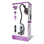 Size Up Vibrating Mini Pussy & Clitoral Pump - Clear USB Rechargeable Vibrating Vaginal and Clitoral Pump - Image 5